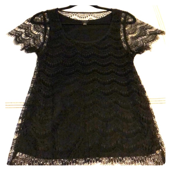 NWOT Ann Taylor Lace Top - Picture 2 of 4